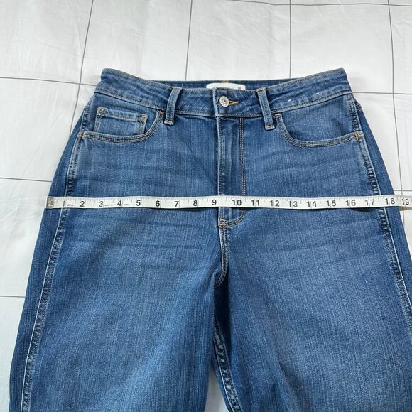 Abercrombie & Fitch Jeans Womens 28 Blue Mom High Rise Straight Leg Denim Medium - Picture 7 of 11